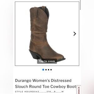 Durango slouched cowboy boots
